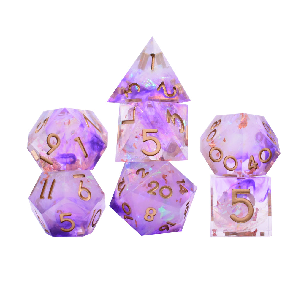 Sharp Edge Dice (Milky Pink)