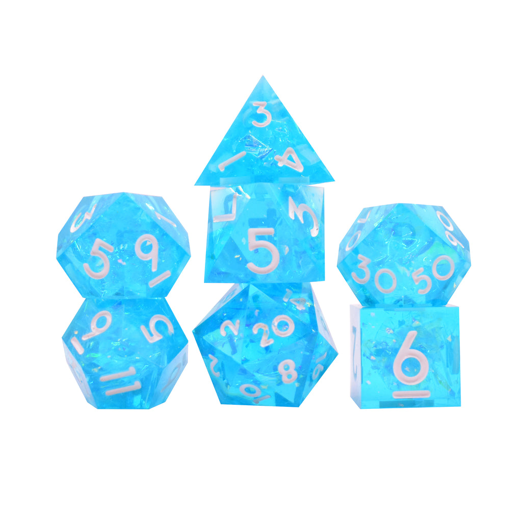 Sharp Edge Dice (Icy Blue)