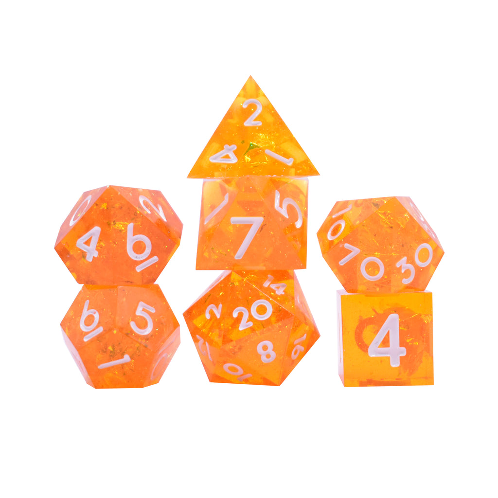 Sharp Edge Dice (Orange)