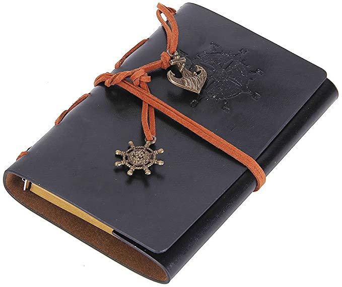 A7 Vintage Compass Journal