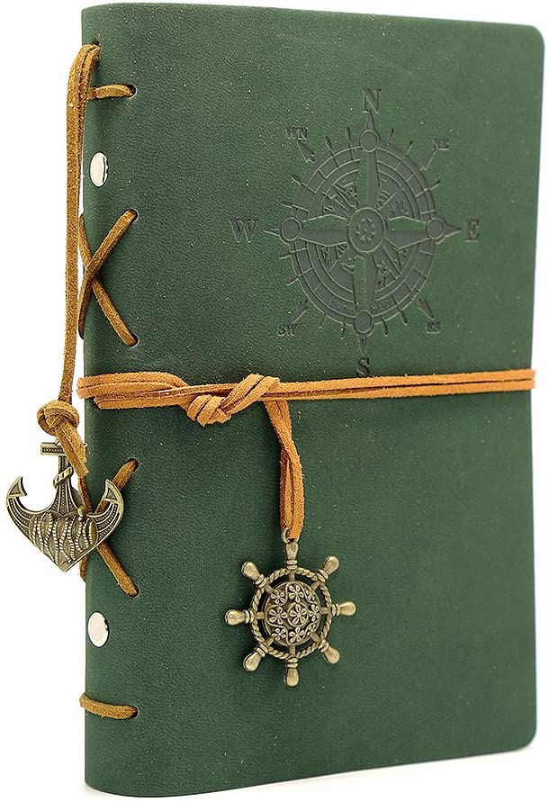 A7 Vintage Compass Journal